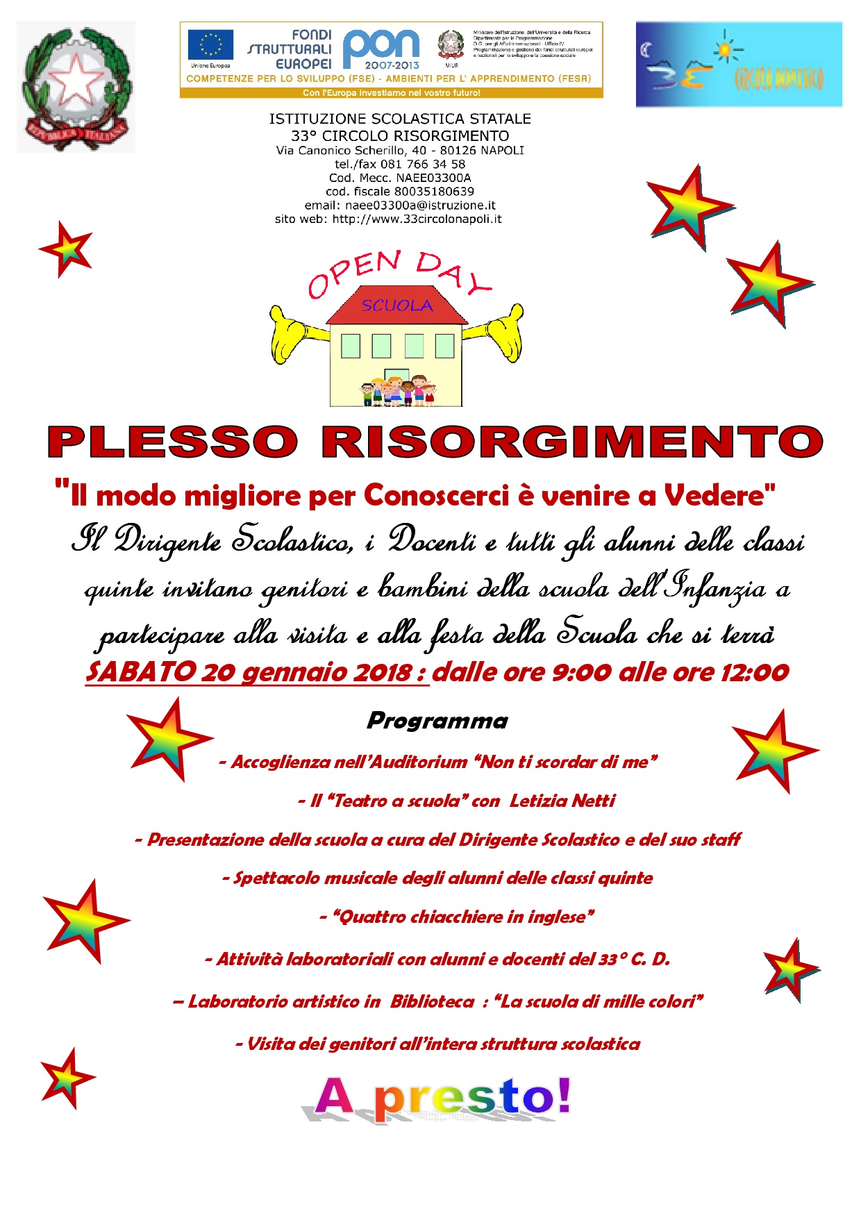 Open day primaria Risorgimento